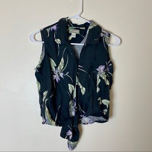 Tommy Bahama button up floral tank